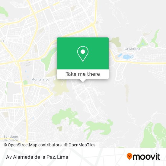 Av  Alameda de la Paz map