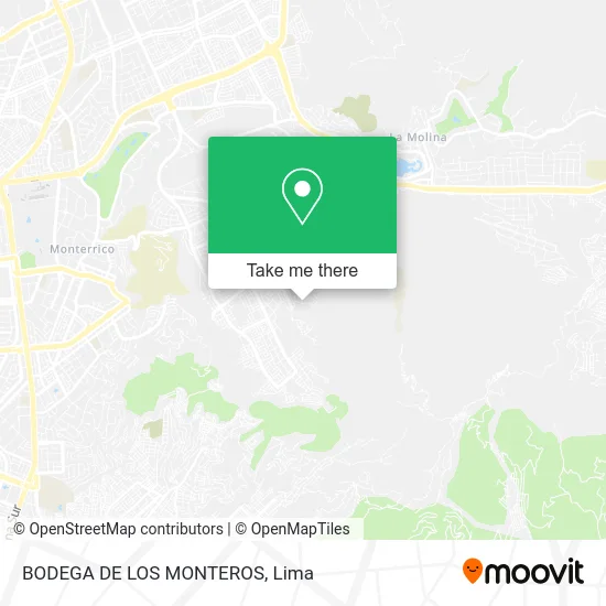 BODEGA DE LOS MONTEROS map