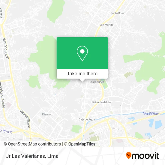 Jr  Las Valerianas map