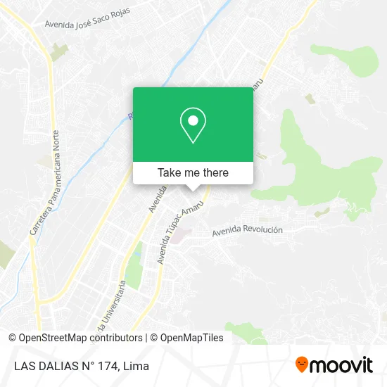 LAS DALIAS N° 174 map