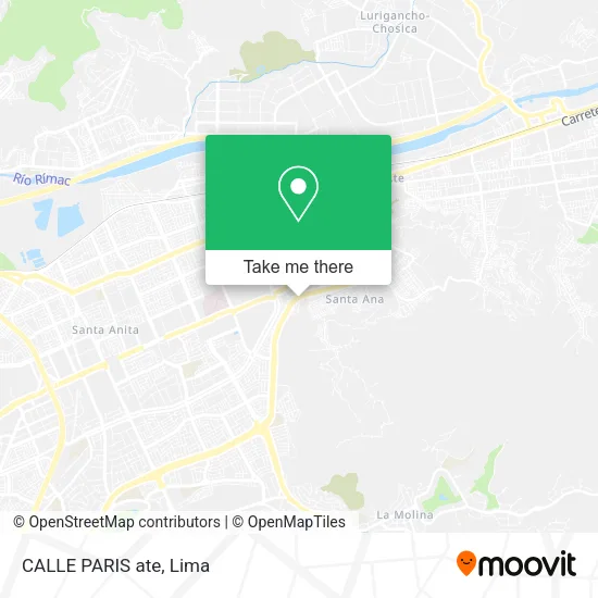 Mapa de CALLE PARIS   ate