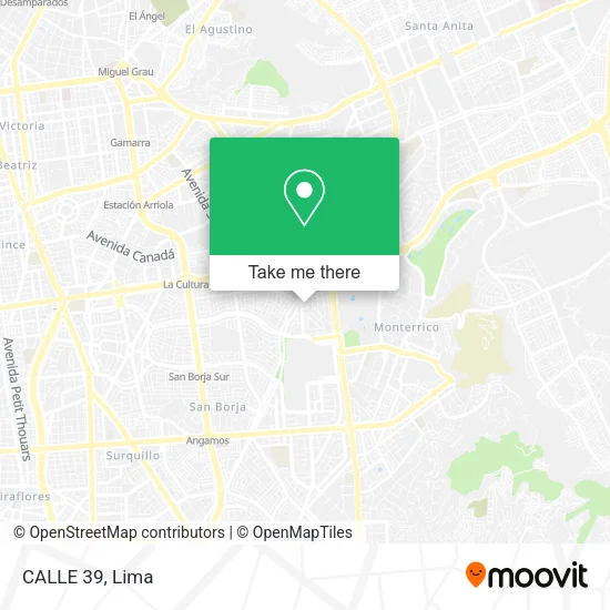 Mapa de CALLE 39