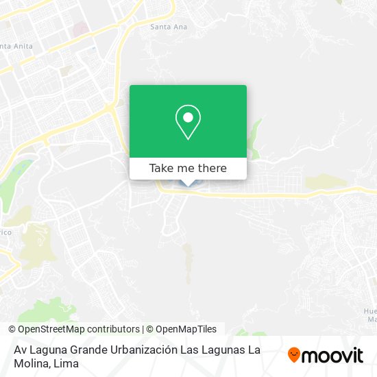Av  Laguna Grande  Urbanización Las Lagunas La Molina map