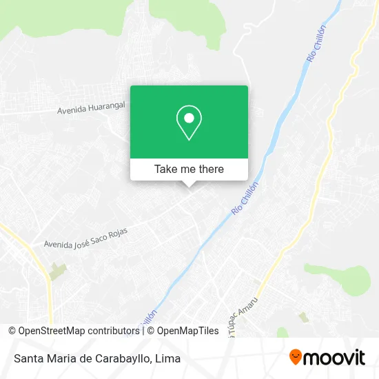 Santa Maria de Carabayllo map