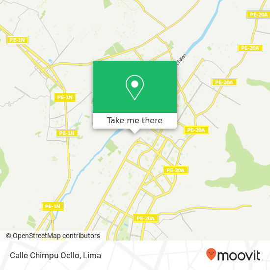 Mapa de Calle Chimpu Ocllo