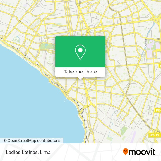 Ladies Latinas map