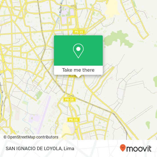 Mapa de SAN IGNACIO DE LOYOLA