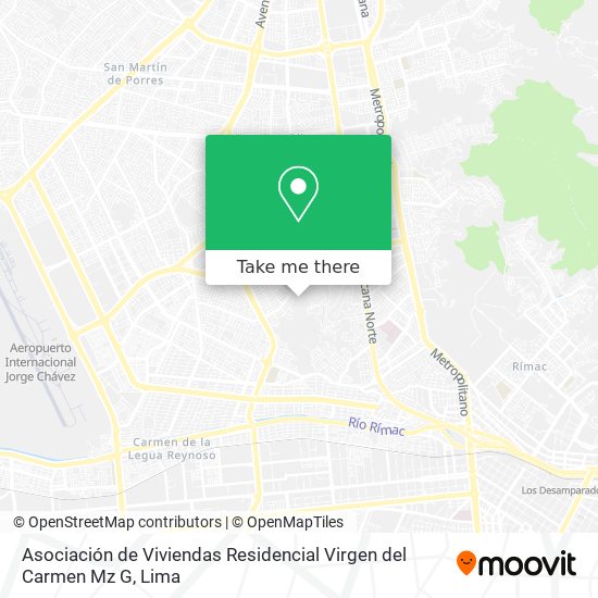 Asociación de Viviendas Residencial Virgen del Carmen Mz G map