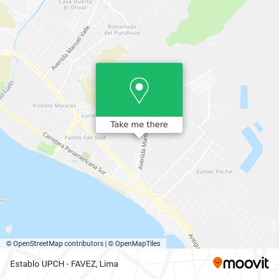 Establo UPCH - FAVEZ map