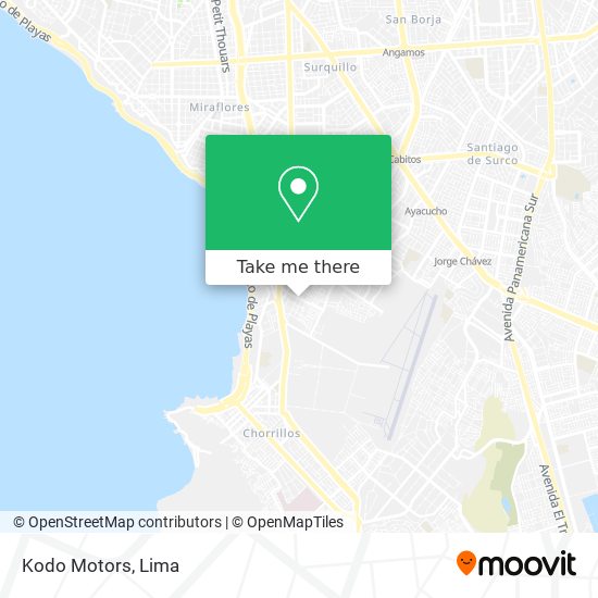 Kodo Motors map