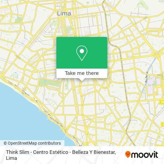 Think Slim - Centro Estético - Belleza Y Bienestar map