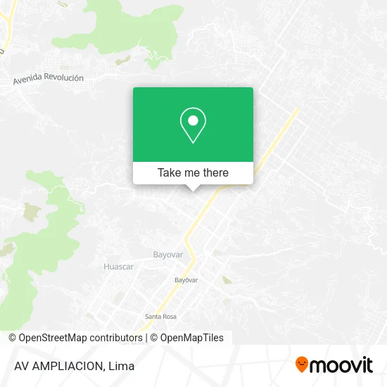 Mapa de AV  AMPLIACION