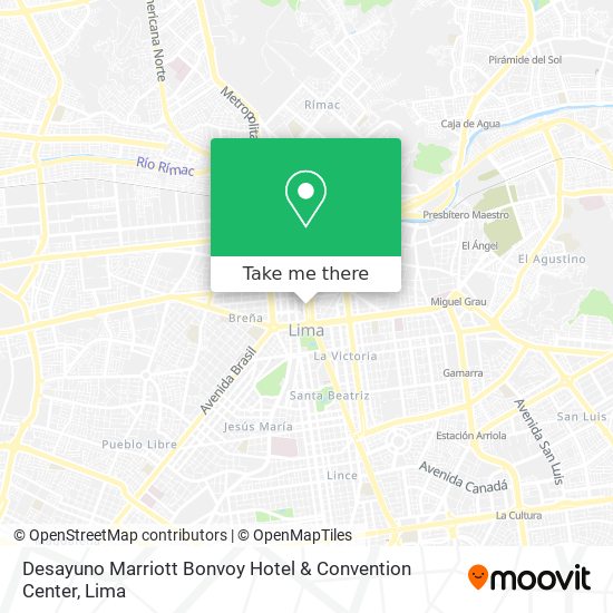Desayuno Marriott Bonvoy Hotel & Convention Center map