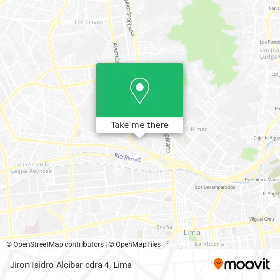 Jiron Isidro Alcibar cdra 4 map