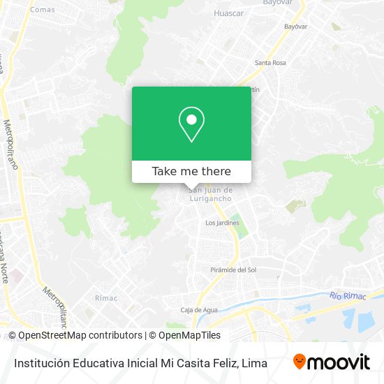 Institución Educativa Inicial Mi Casita Feliz map