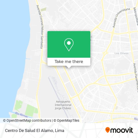 Centro De Salud El Alamo map