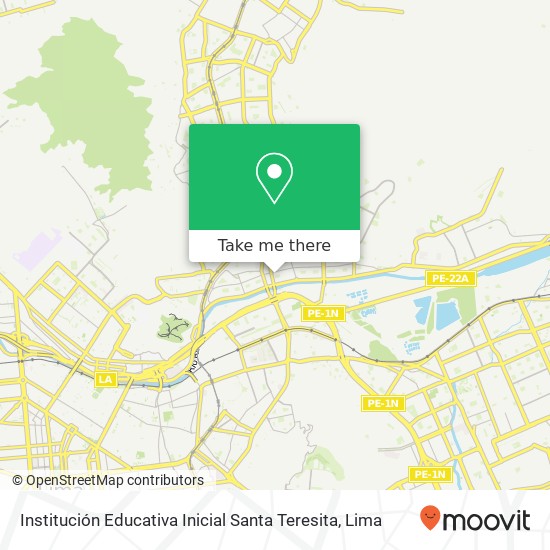 Institución Educativa Inicial Santa Teresita map