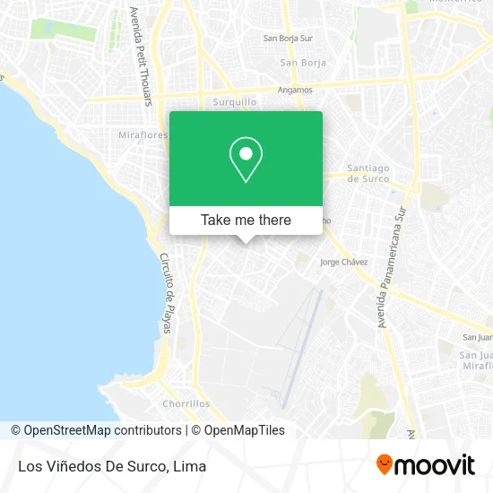 Mapa de Los Viñedos De Surco