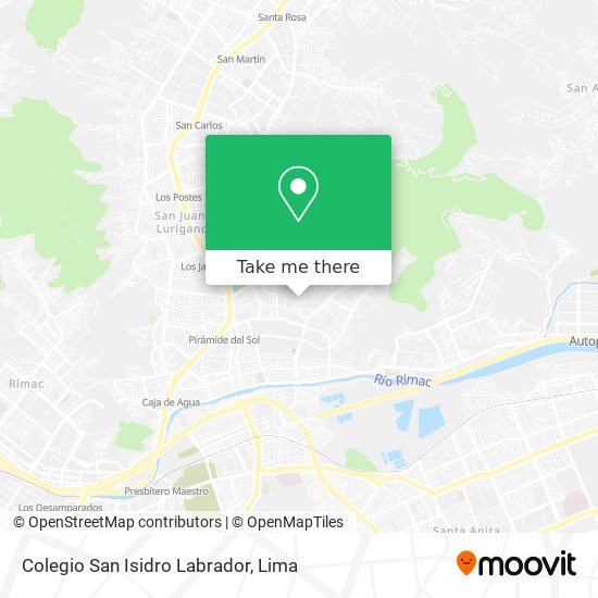 Mapa de Colegio San Isidro Labrador