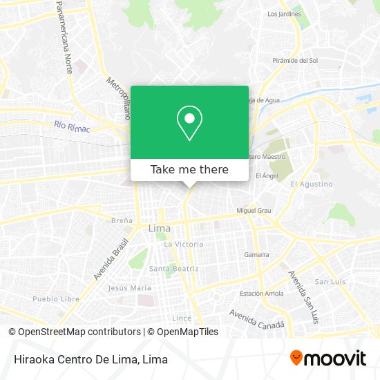 Mapa de Hiraoka Centro De Lima