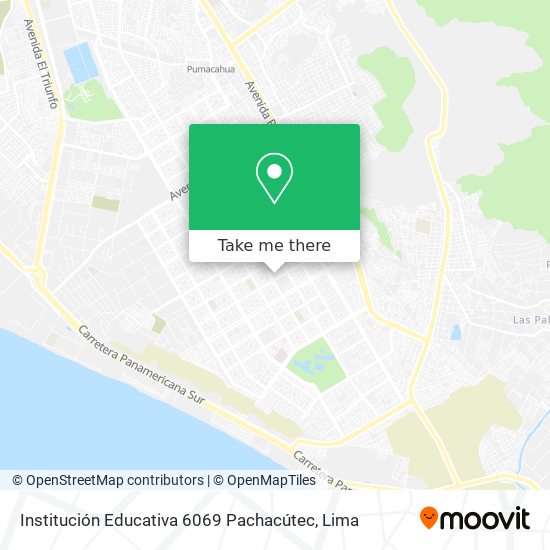 Institución Educativa 6069 Pachacútec map