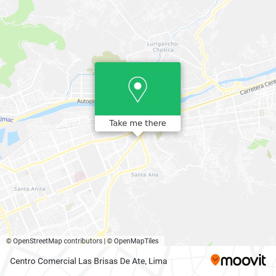 Centro Comercial Las Brisas De Ate map