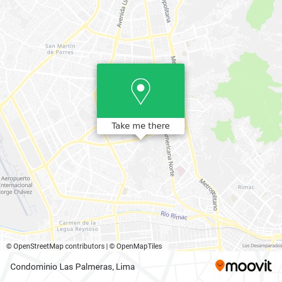 Condominio Las Palmeras map