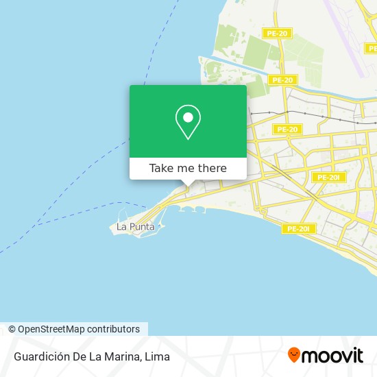 Guardición De La Marina map