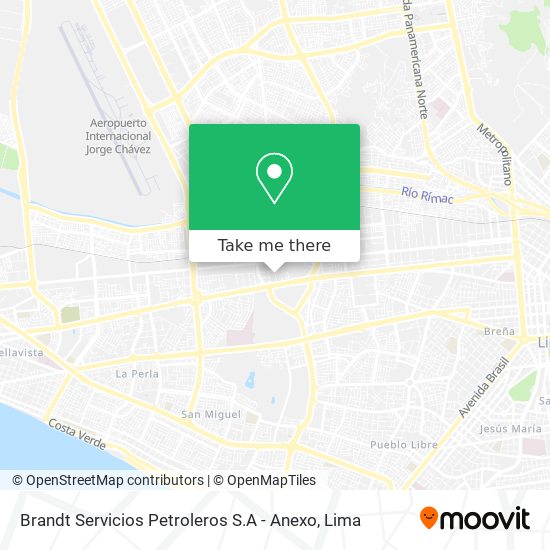 Brandt Servicios Petroleros S.A - Anexo map