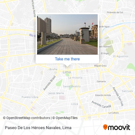 Paseo De Los Héroes Navales map