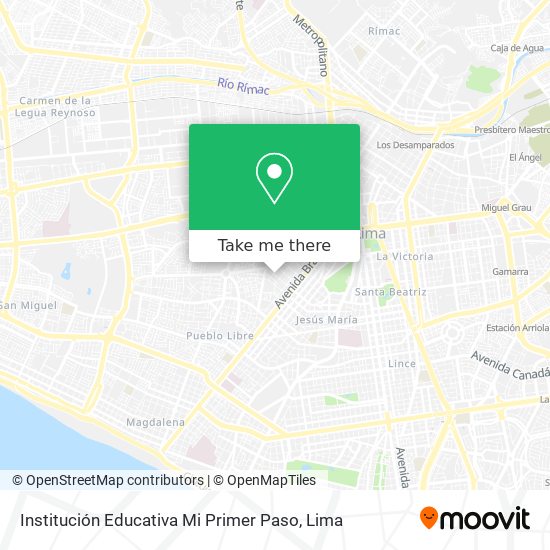 Institución Educativa Mi Primer Paso map
