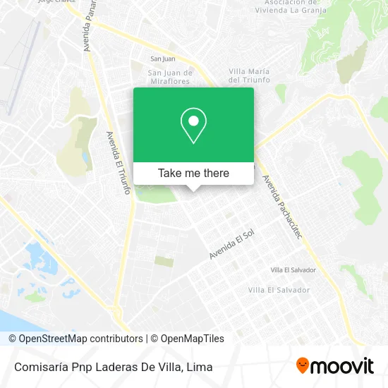 Comisaría Pnp Laderas De Villa map