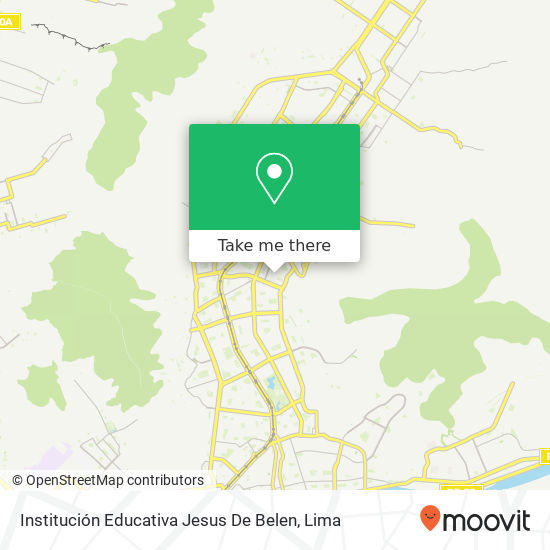 Mapa de Institución Educativa Jesus De Belen