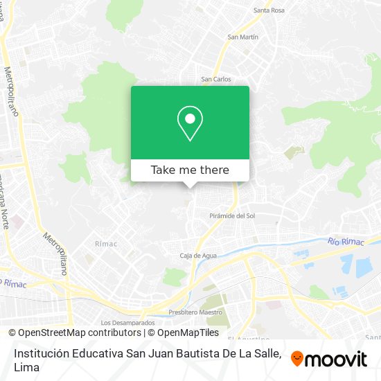 Mapa de Institución Educativa San Juan Bautista De La Salle