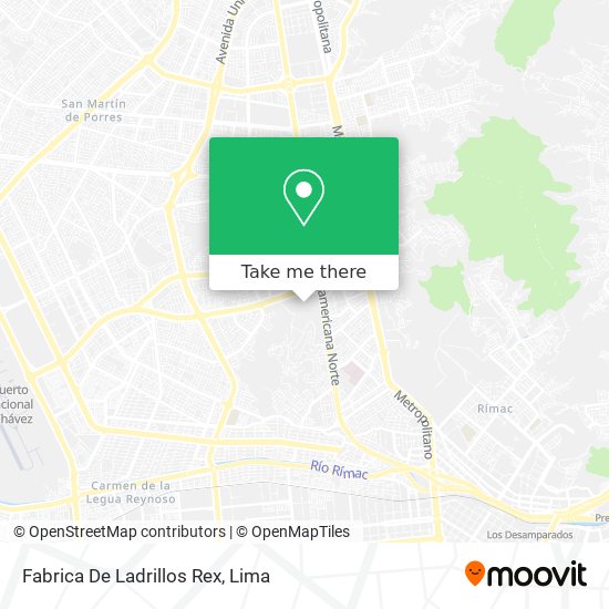 Fabrica De Ladrillos Rex map