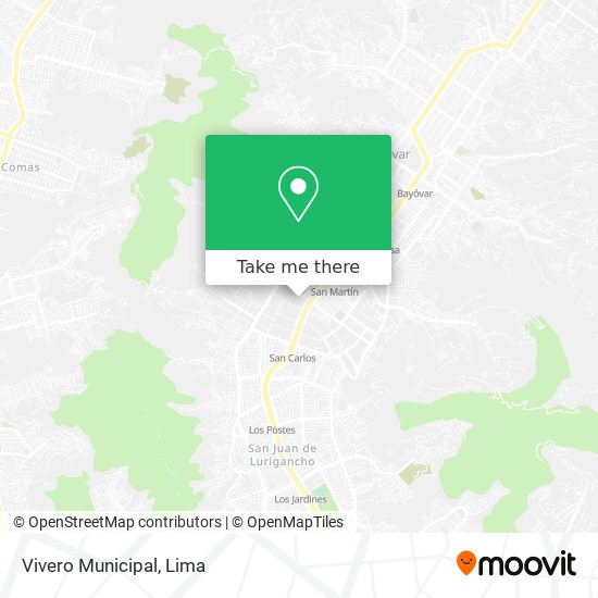 Mapa de Vivero Municipal