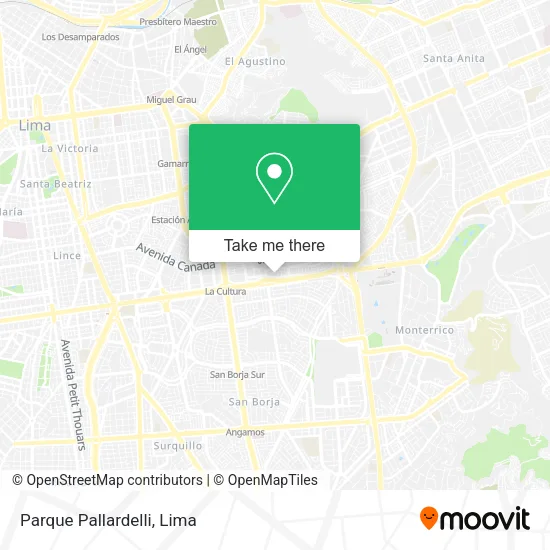 Mapa de Parque Pallardelli