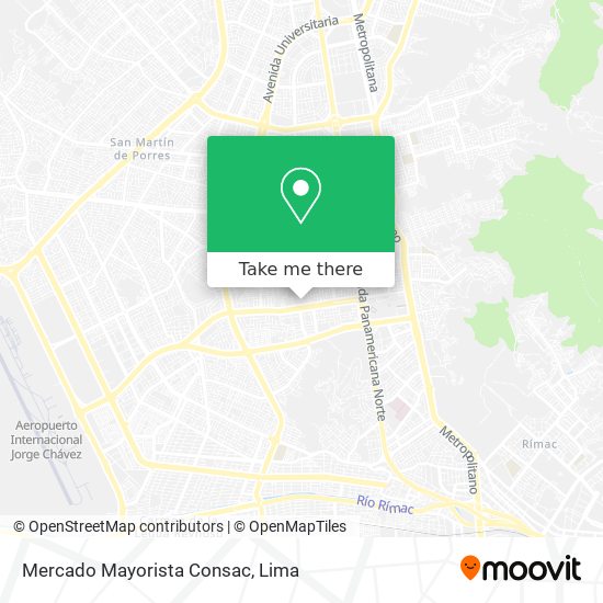 Mercado Mayorista Consac map