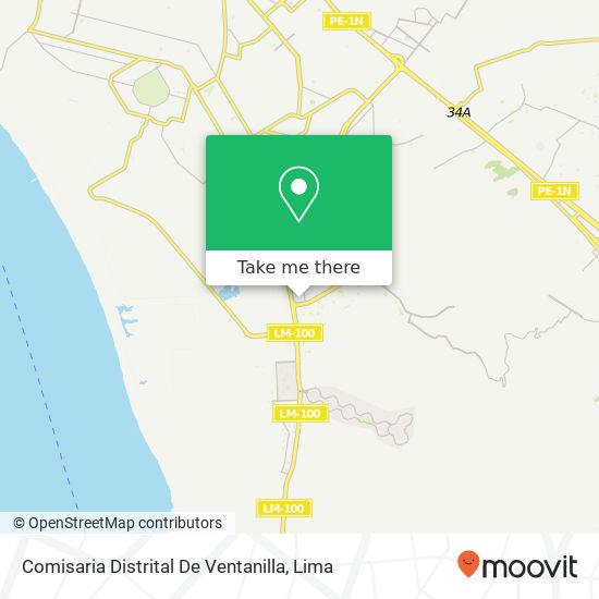 Comisaria Distrital De Ventanilla map