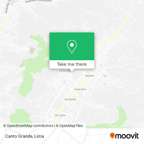 Canto Grande map