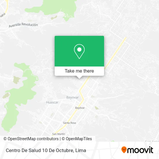 Centro De Salud 10 De Octubre map