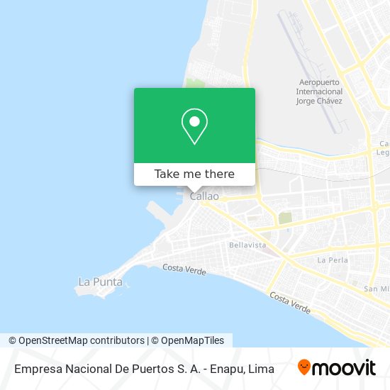 Mapa de Empresa Nacional De Puertos S. A. - Enapu