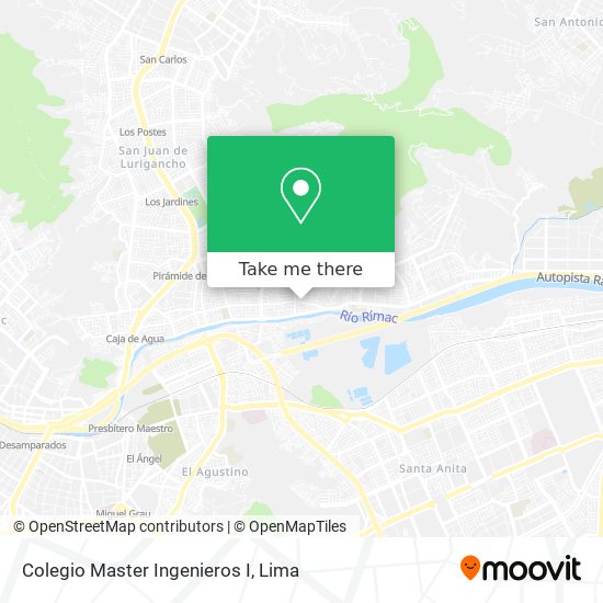 Colegio Master Ingenieros I map