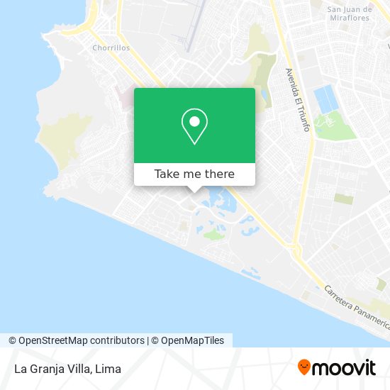 La Granja Villa map