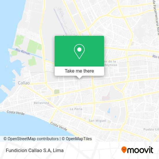 Fundicion Callao S.A map