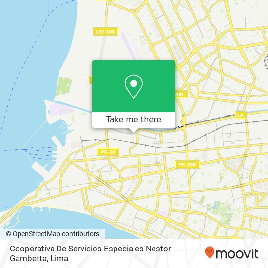 Cooperativa De Servicios Especiales Nestor Gambetta map