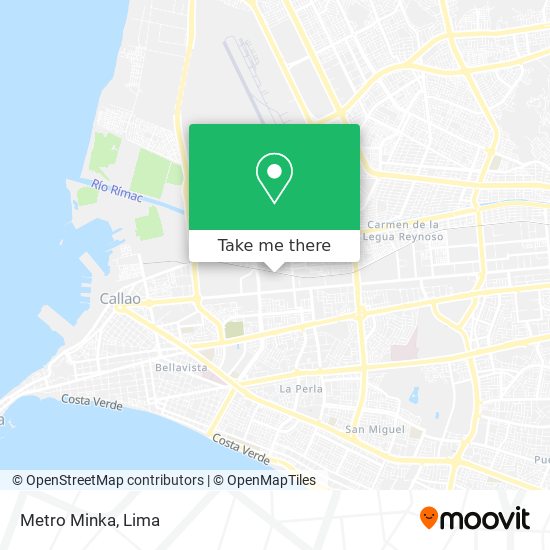 Metro Minka map