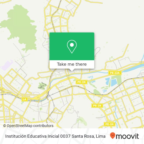 Institución Educativa Inicial 0037 Santa Rosa map