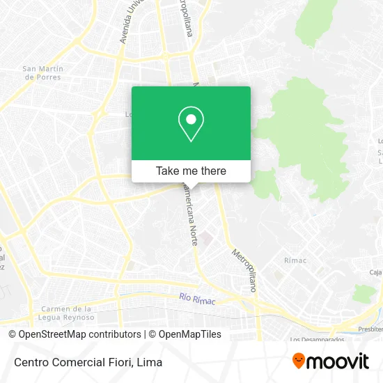 Mapa de Centro Comercial Fiori