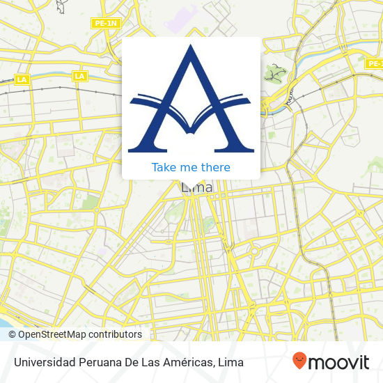 Universidad Peruana De Las Américas map